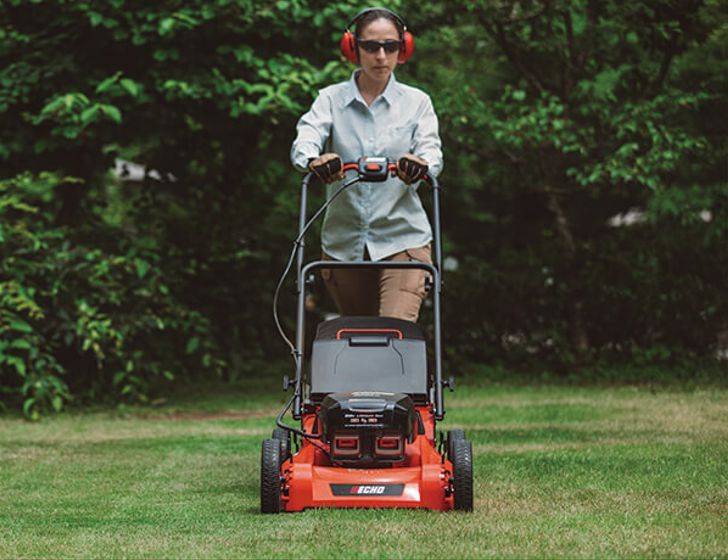 electric lawn mower - echo eclm 58v