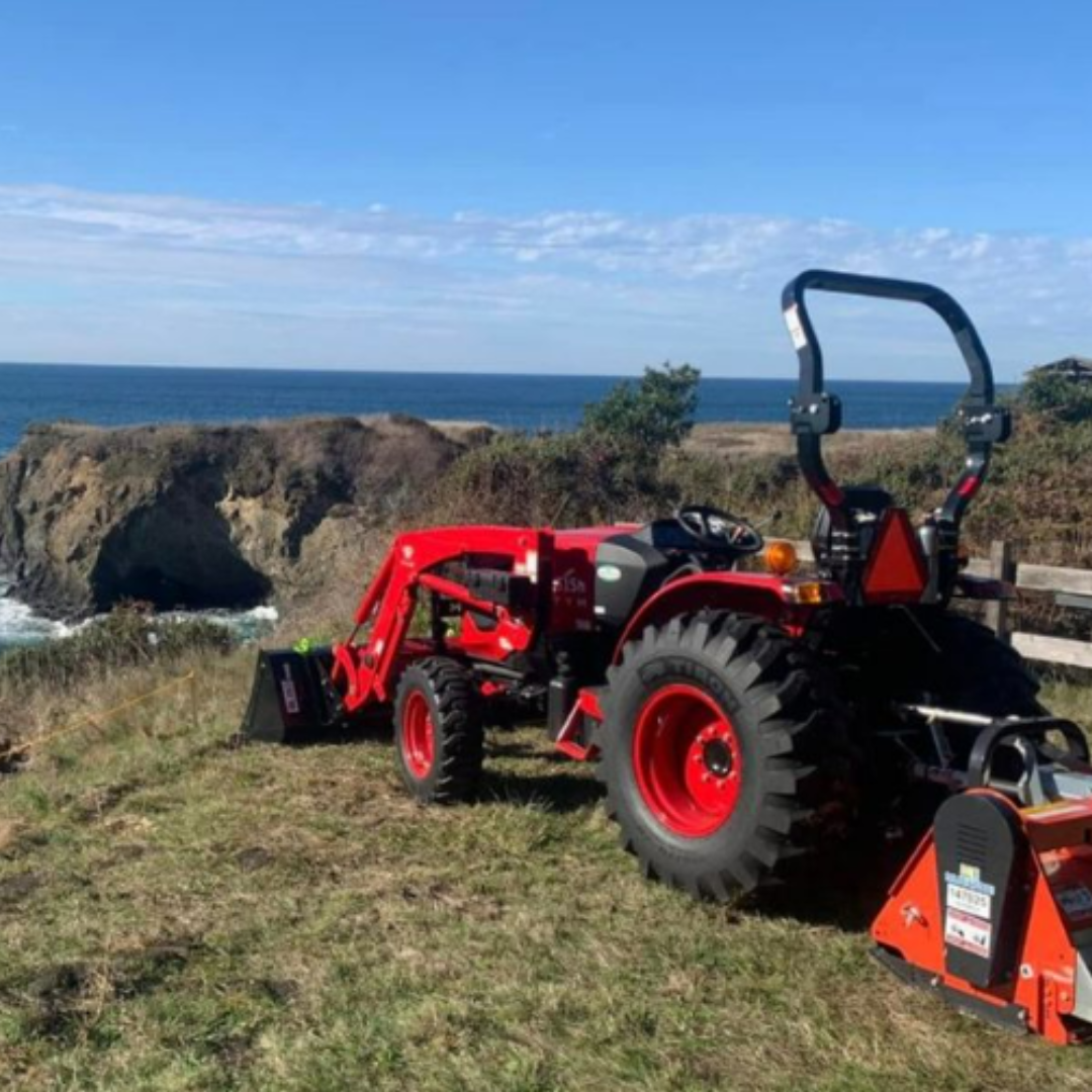 The T224 sub-compact tractor delivers superior performance.